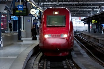 NS International trein op perron