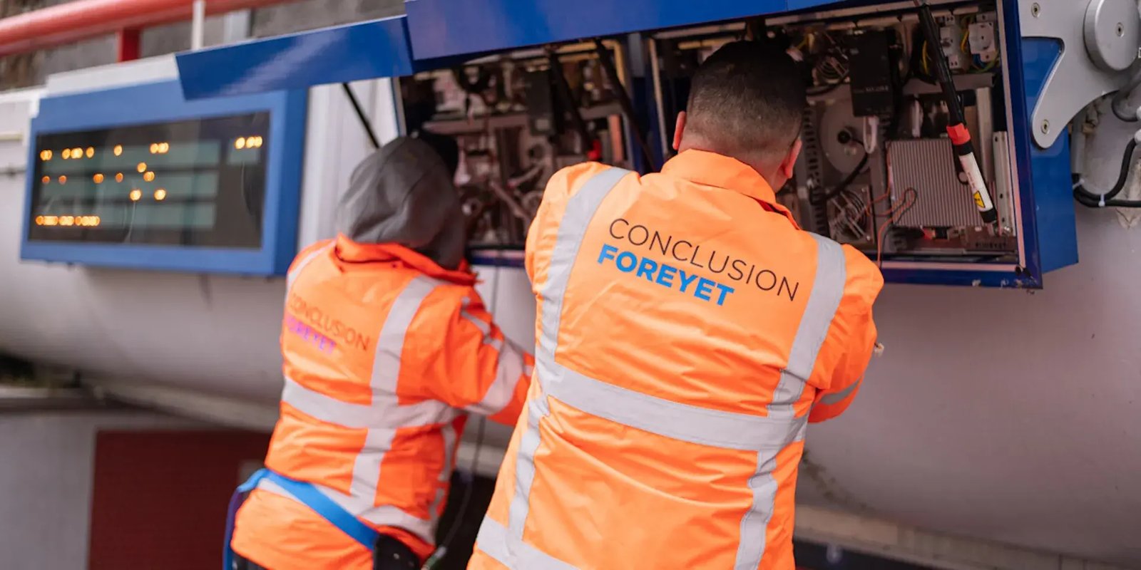 Conclusion ForeyeT collega's bezig met monteren