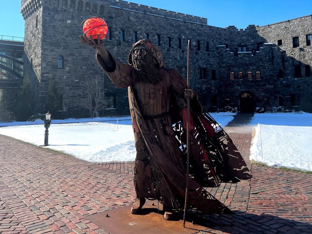 Foto van een standbeeld