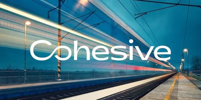 Foto van langskomende trein.