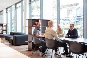 Colleagues in a meeting.