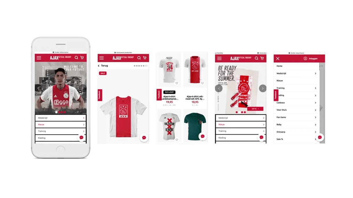 Ajax website overview
