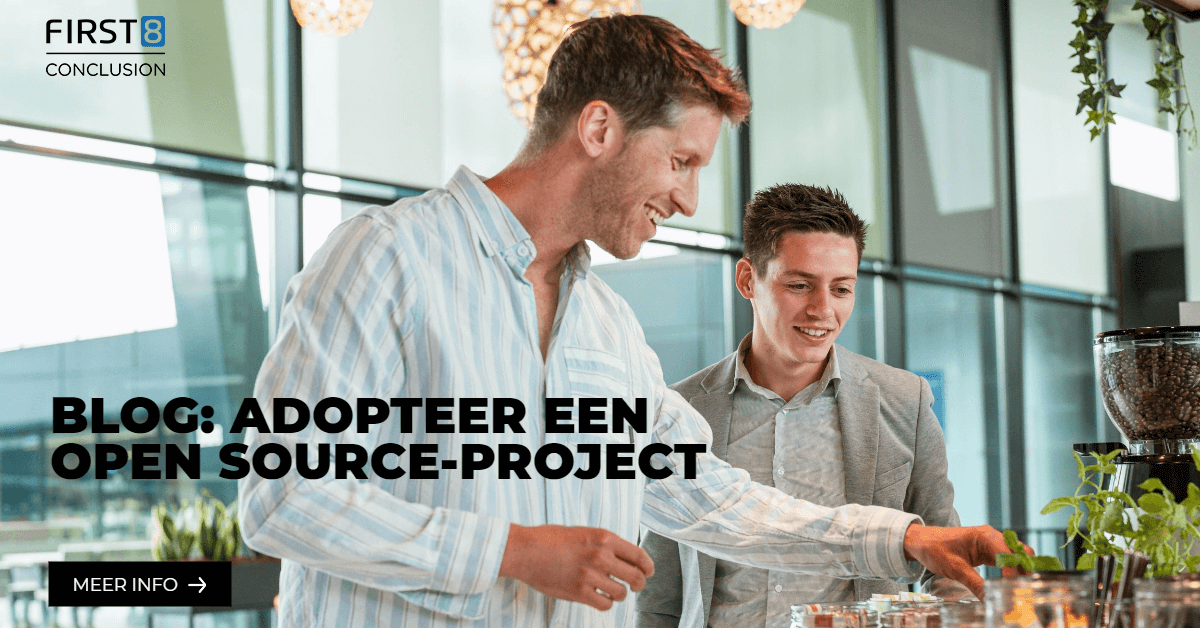 Twee mensen bij een drink counter