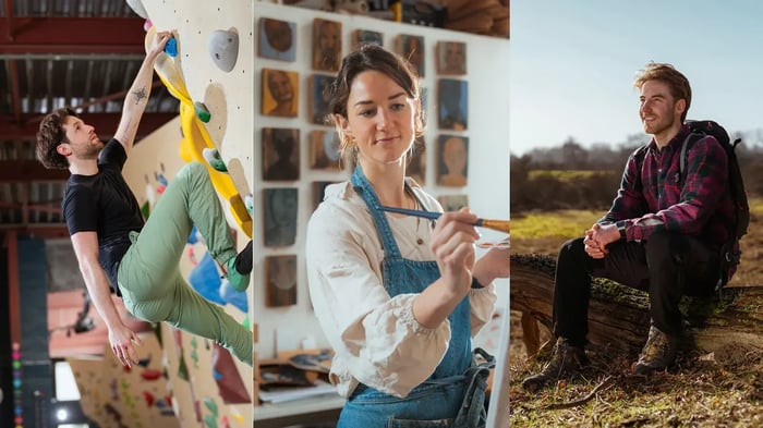 Drieluik voel je vrij