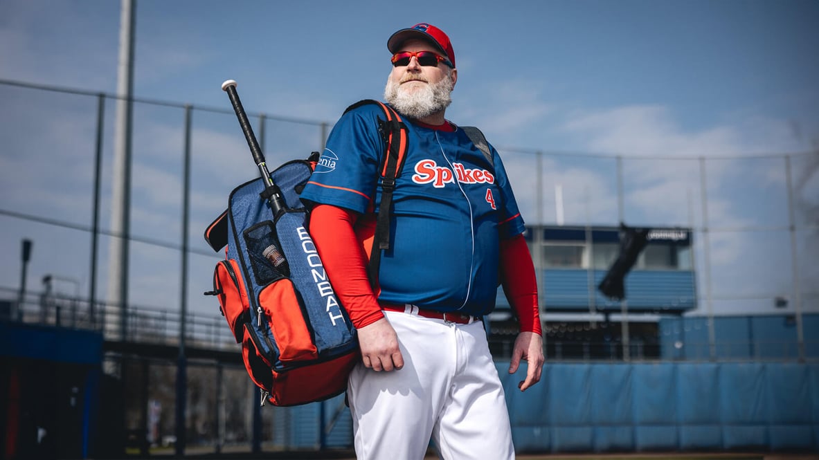 Integratiebaas Arjan in sportkleding.