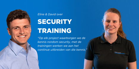 Banner voor een training