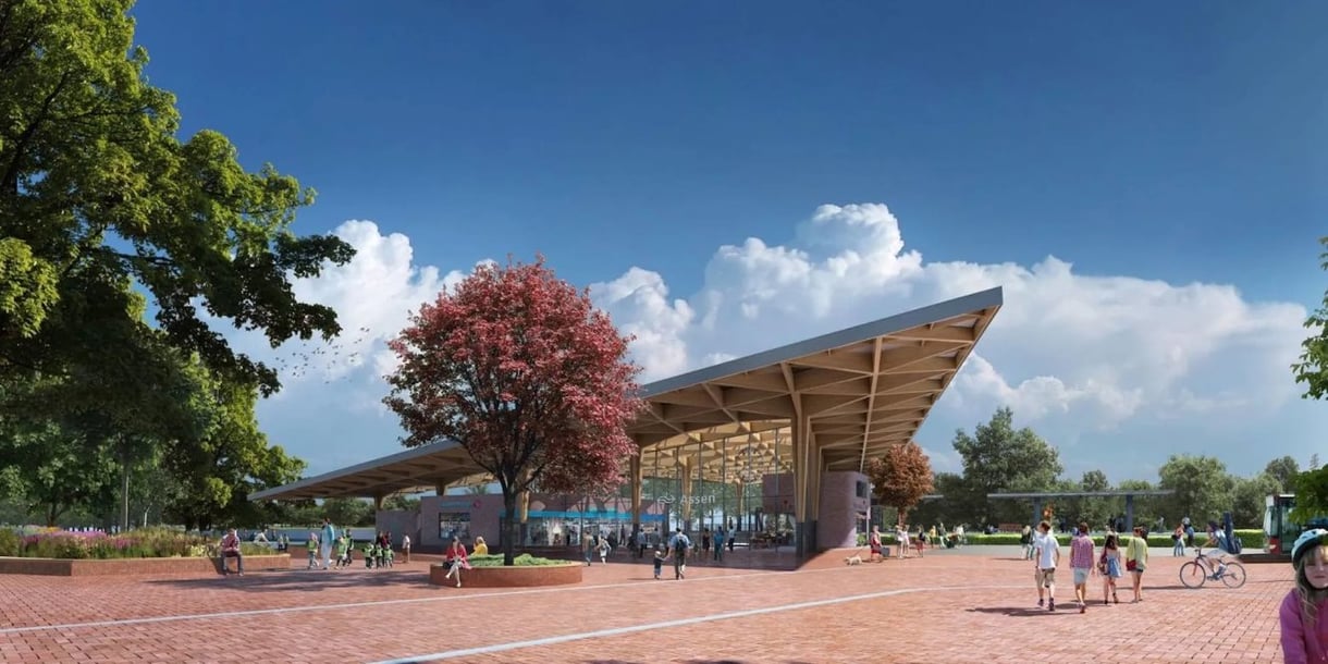 vernieuwde station assen