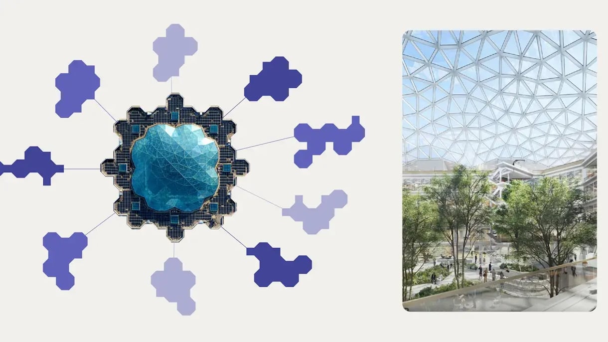 Concept foto van een duurzaam gebouw