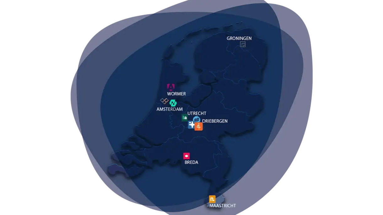 Map of the Netherlands