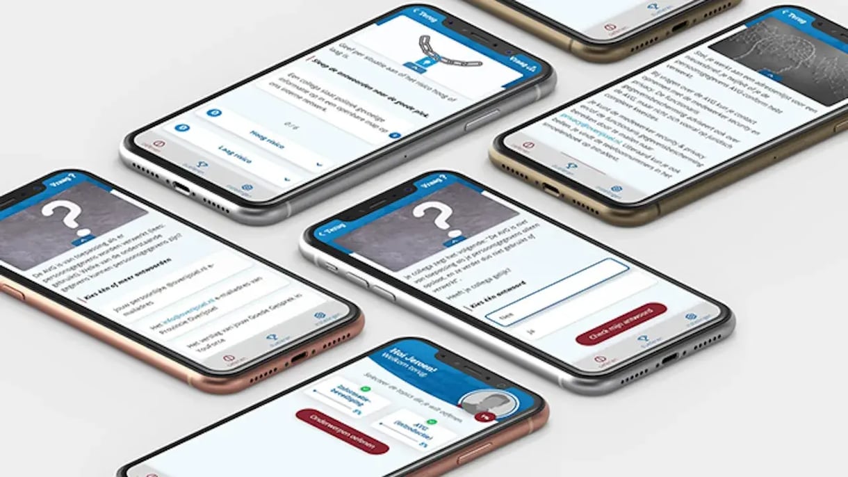 Meerdere iPhones laten de app van Gemeente Overijssel zijn