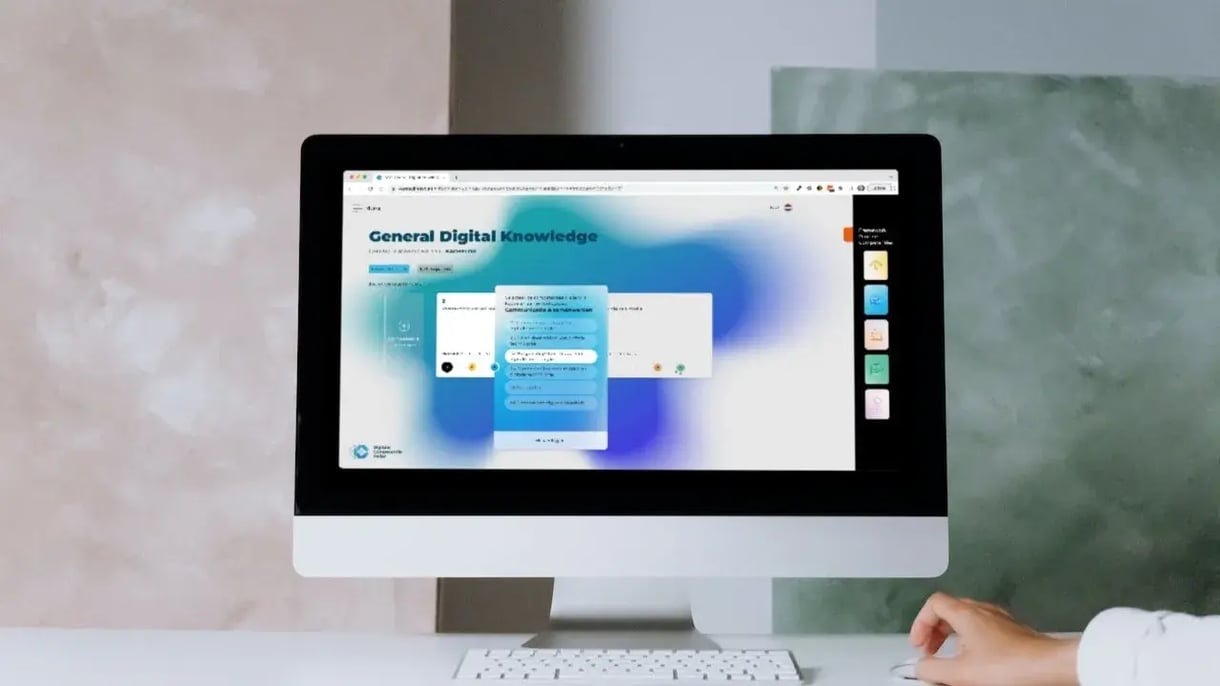 Versnellingsplan website op een computer scherm