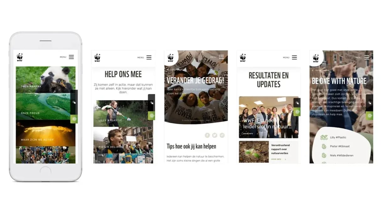 Website van het WWF