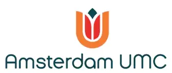 Amsterdam UMC logo.