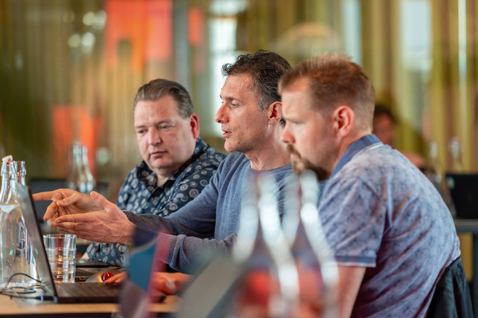 deelnemers in actie tijdens workshop