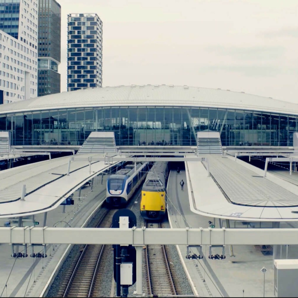 Treinstation Utrecht Centraal.