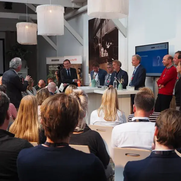 Foto van presentatie