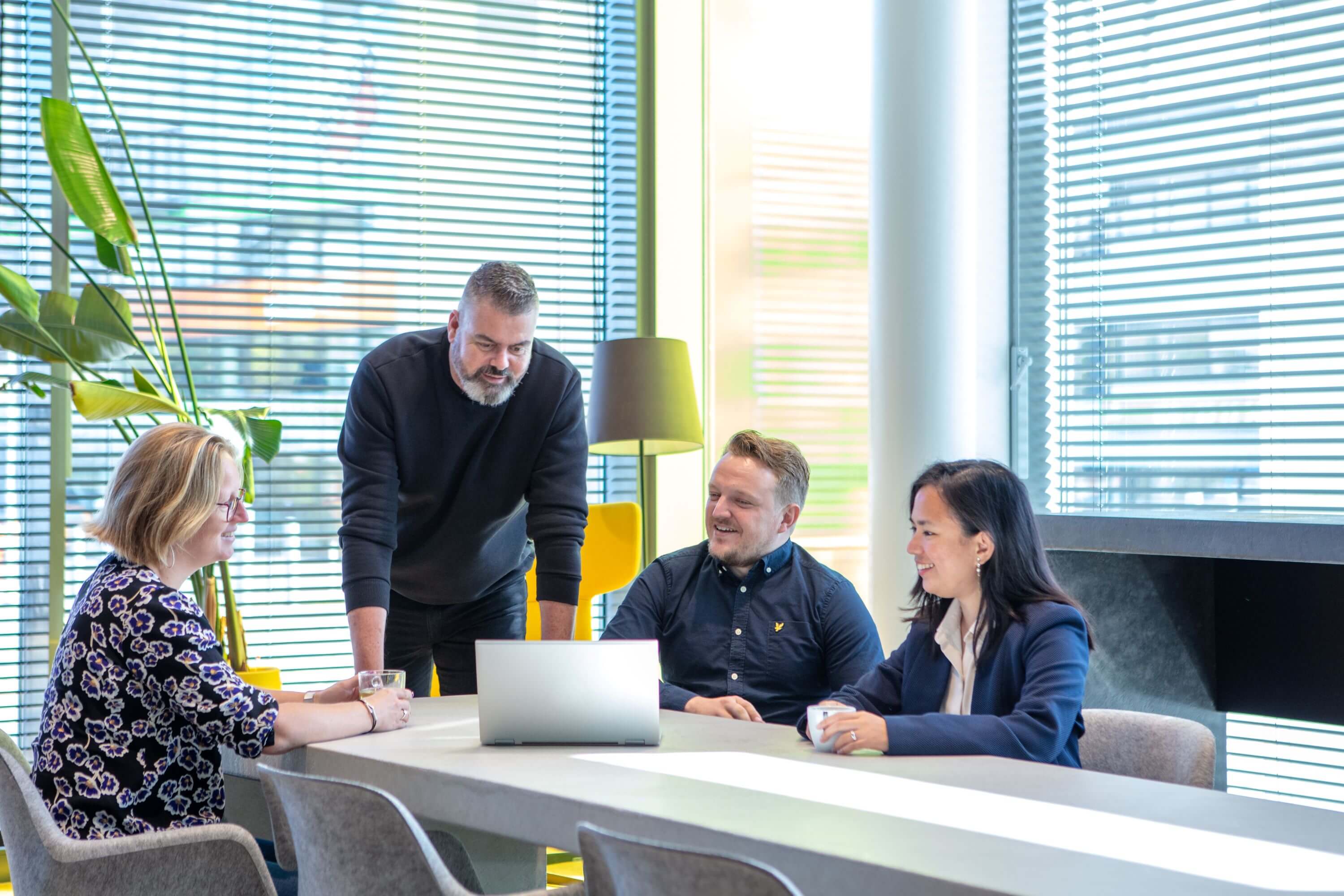 Colleagues in meeting.