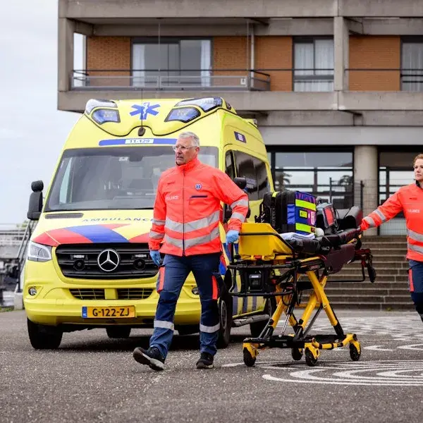 Foto van twee collega’s