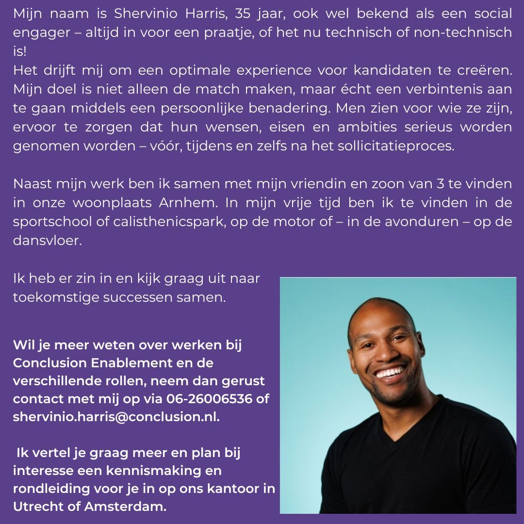 Een introductie van Shervino Harris